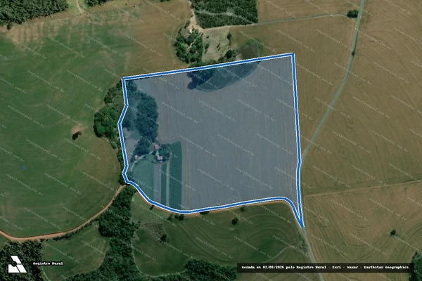 Imagem de satélite de FAZENDA GAVIÃO - GLEBA 1 - Gleba 1 em Itararé - SP
