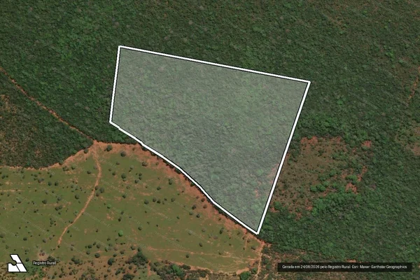 Imagem de satélite de FAZENDA SOCÓ - 04 em Abaeté - MG