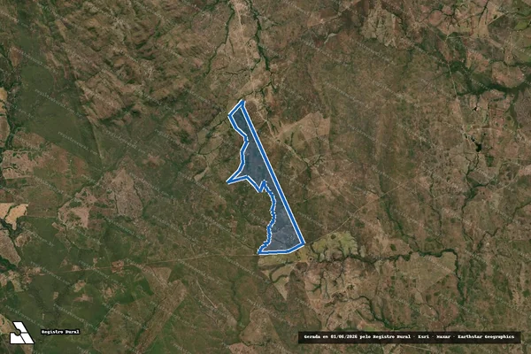 Imagem de satélite de FAZENDA BURITY REDONDO - 001 em Paranã - TO