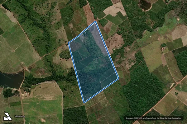 Imagem de satélite de FAZENDA GROTA DE CÔCO - FAZENDA GROTA DE CÔCO - PARTE 2 em Floresta do Araguaia - PA