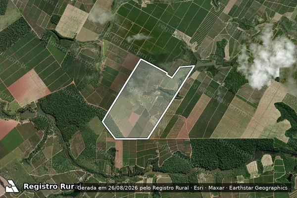 Imagem de satélite de FAZENDA COLONIA BOA VISTA - Parcela 1 em Sooretama - ES