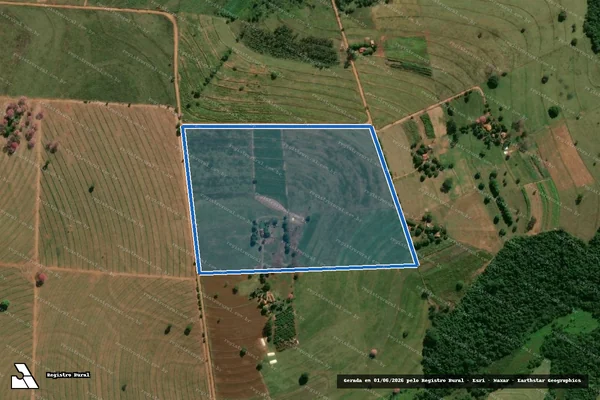 Imagem de satélite de Lote_58 - P.A. Orlando Molina - Parte 1 em Murutinga do Sul - SP