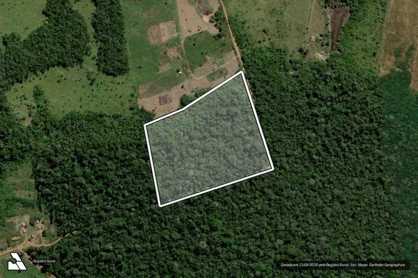Imagem de satélite de Reassentamento Morrinhos - ÁREA REMANESCENTE 01 (MATA) em Porto Velho - RO