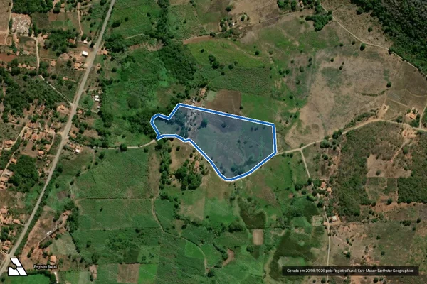 Imagem de satélite de FAZENDA SÃO SEBASTIÃO - Parte 2 em Santa Maria da Vitória - BA