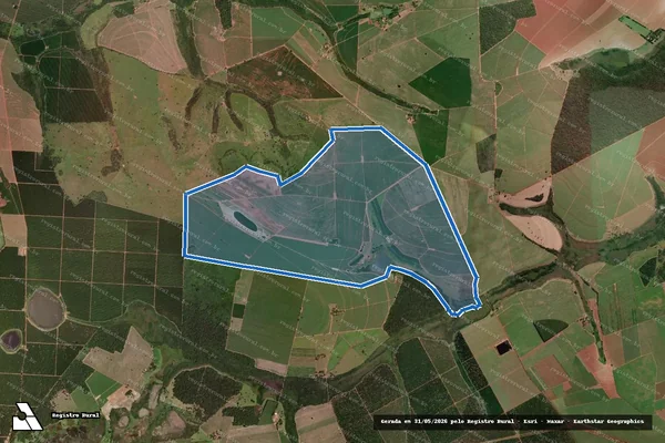 Imagem de satélite de Fazenda Santo Antonio - Parte 1 em Barretos - SP