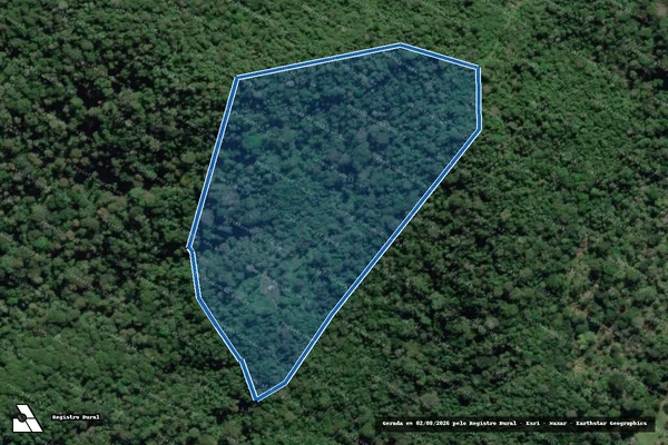Imagem de satélite de FAZENDA DOIS IRMÃOS - Parte 1 em Arataca - BA
