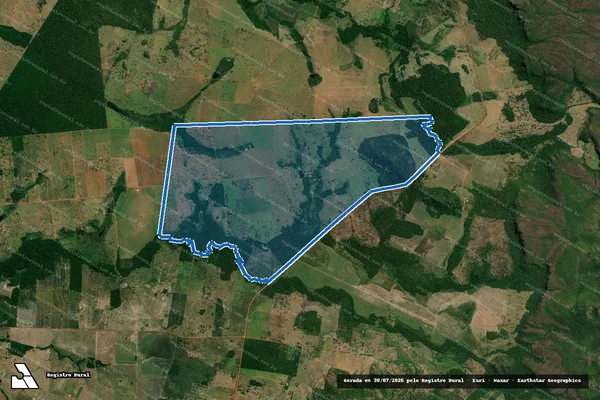 Imagem de satélite de FAZENDA MADALENA em Pontes e Lacerda - MT