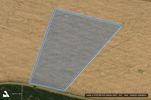 Imagem de satélite de Fazenda Taperinha - GLEBA B em Cascalho Rico - MG