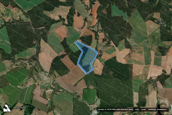 Imagem de satélite de SÍTIO BODOCONDÓ - Única em Irati - PR