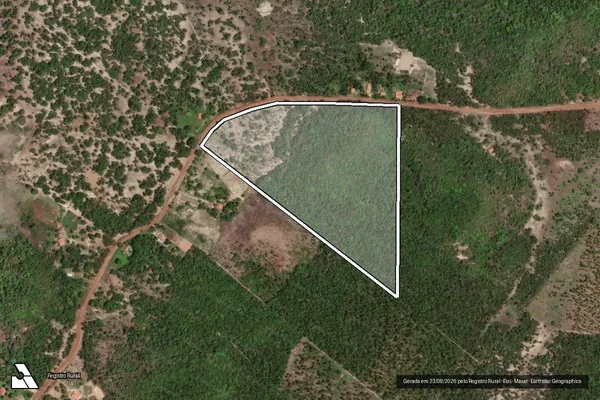 Imagem de satélite de CAMPO RENDADO - GLEBA 02 em Nossa Senhora dos Remédios - PI