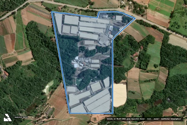 Imagem de satélite de Sítio Fujimaki - PARCELA 01 em Piedade - SP