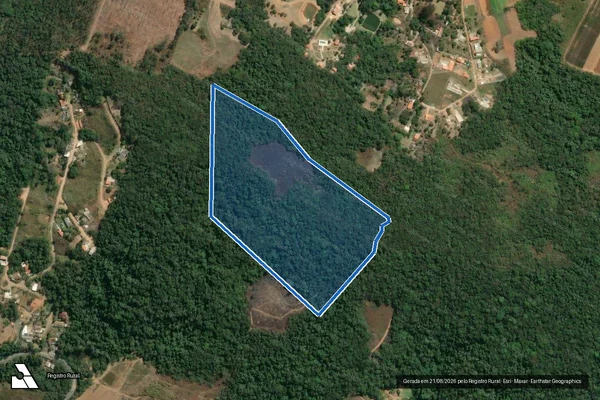 Imagem de satélite de Sitio Ribeirão - 1 em Ibiúna - SP