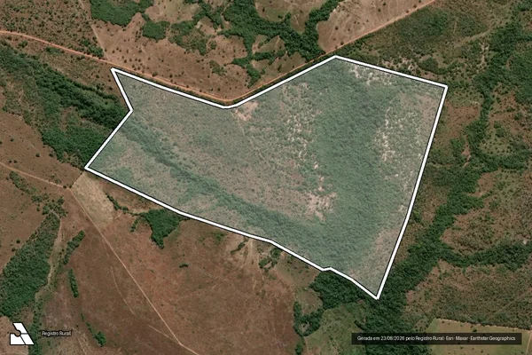 Imagem de satélite de Lote 07 do Loteamento Fazenda Itália Gleba 03 - Gleba 02 em Brejinho de Nazaré - TO