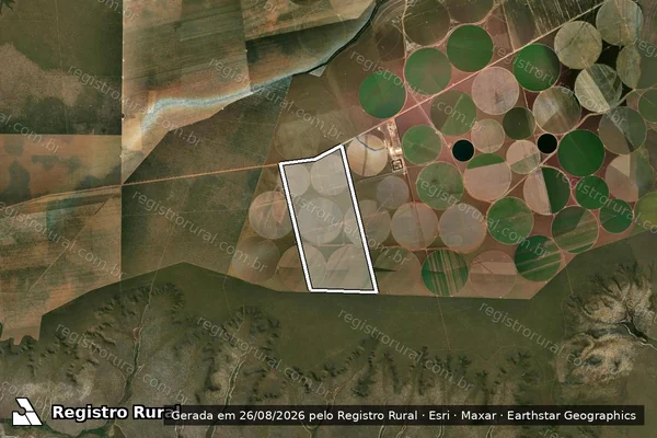 Imagem de satélite de Fazenda Sinimbu II - Gleba II em Jaborandi - BA