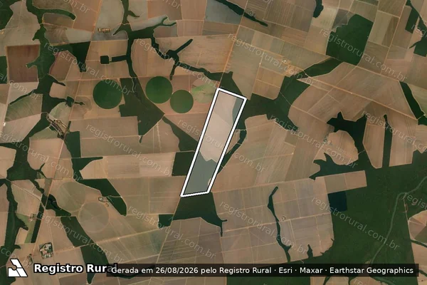 Imagem de satélite de FAZENDA MATÃO - PARTE 01 em Sorriso - MT