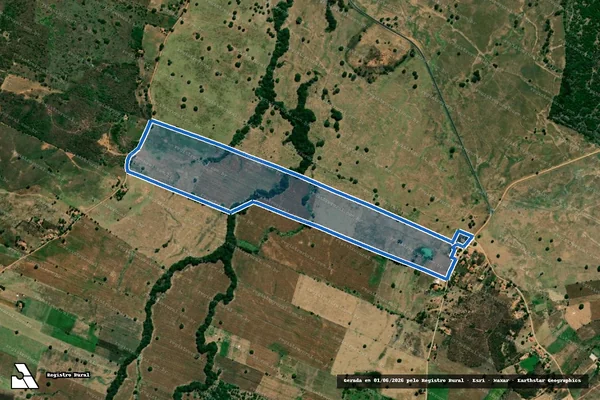 Imagem de satélite de FAZENDA POÇO DO PAU - Gleba B em Brejo Santo - CE