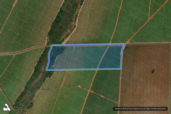 Imagem de satélite de FAZENDA SÃO LUIZ - Matrícula 6341 em Nossa Senhora das Graças - PR