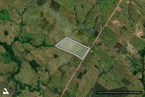 Imagem de satélite de SÍTIO MAGALHÃES em Pontes e Lacerda - MT