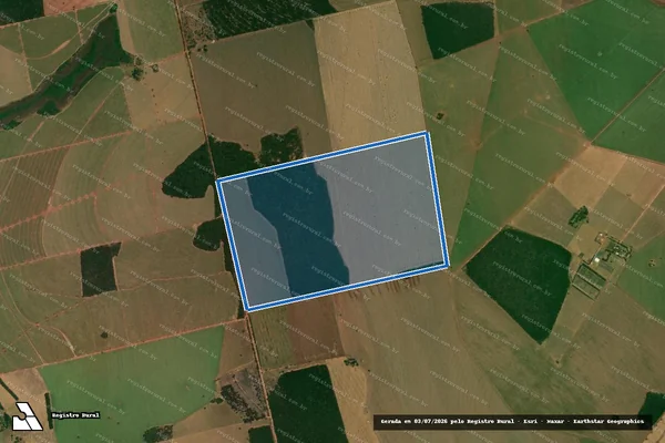 Imagem de satélite de Fazenda Venâncio Aires II - Fazenda Venâncio Aires II em Chapadão do Sul - MS