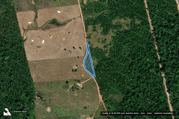 Imagem de satélite de FAZENDA RISSARI - PARCELA A - PARCELA 02 em Uruará - PA