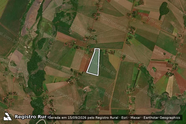 Imagem de satélite de Projeto de Assentamento Margarida Alves - LOTE 28 em Rio Brilhante - MS