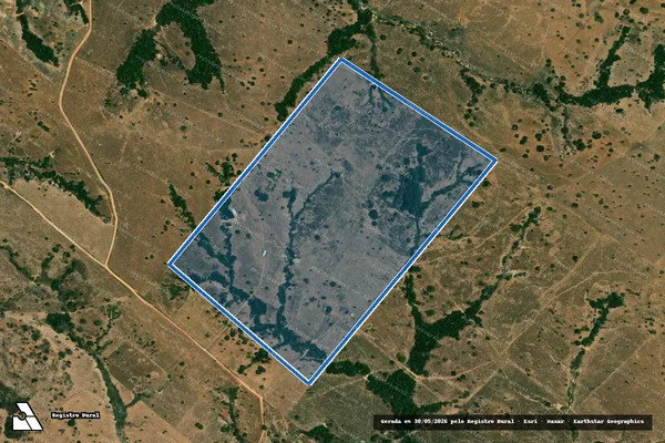 Imagem de satélite de Estância Barra Bonita - Área Remanescente em Juara - MT