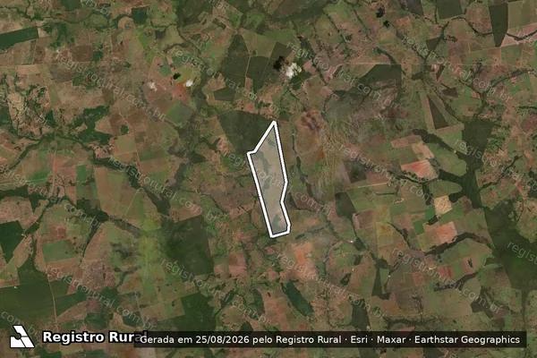 Imagem de satélite de FAZENDA PINTURA - FAZENDA PINTURA em São Miguel do Araguaia - GO
