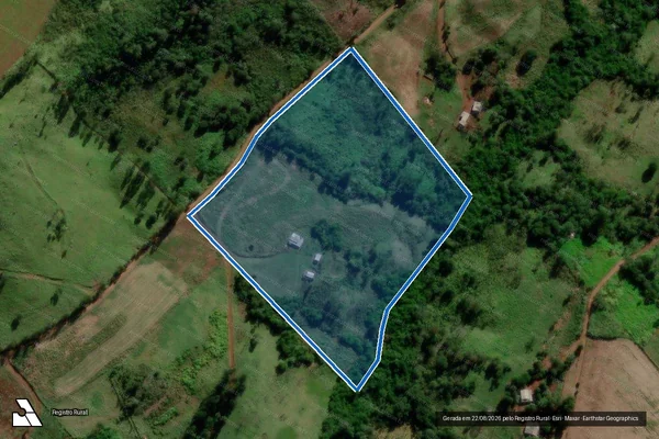 Imagem de satélite de Lote 268 ? Projeto de Assentamento Marcos Freire - Matrícula L268 P2 em Rio Bonito do Iguaçu - PR
