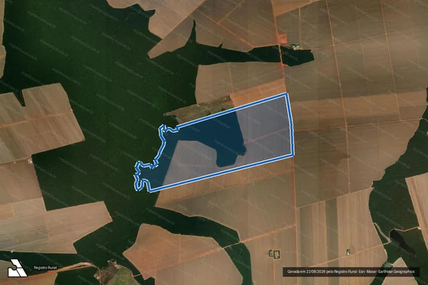 Imagem de satélite de Fazenda JJM - Parcela 1 em Vera - MT