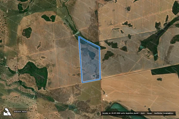 Imagem de satélite de Fazenda Água Branca - Parte 1 em Aruanã - GO