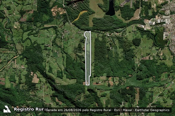 Imagem de satélite de SITIO LUIZ VALERIO DE COL - SITIO LUIZ VALERIO DE COL em Siderópolis - SC