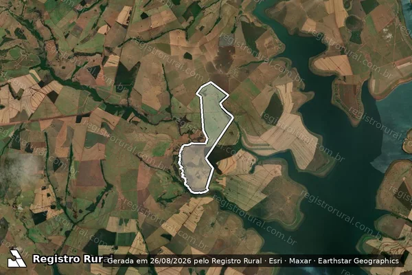 Imagem de satélite de Fazenda Laçada I - 01 em Quirinópolis - GO