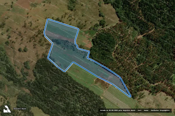 Imagem de satélite de Fazenda Santo Antônio do Caveiras - Gleba I em Painel - SC