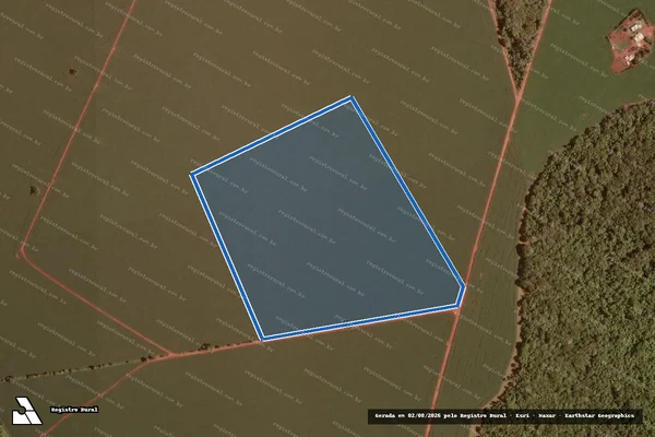 Imagem de satélite de Fazenda Patrimônio da Igreja Matriz do Divino Espírito Santo - Fazenda Patrimônio da Igreja Matriz do Divino Espírito Santo-Gleba 08 em Jataí - GO