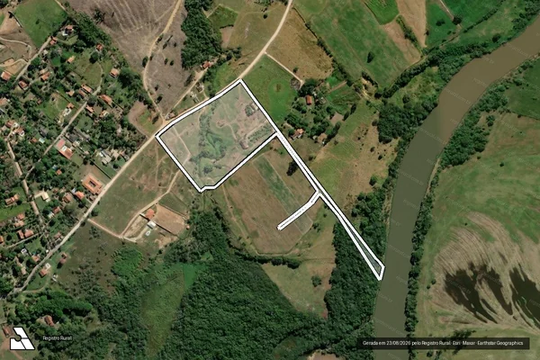 Imagem de satélite de GLEBA D - Parcela 01 em Lorena - SP