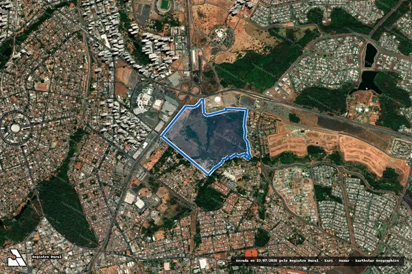 Imagem de satélite de FAZENDA GLÓRIA - Parte 1 em Goiânia - GO