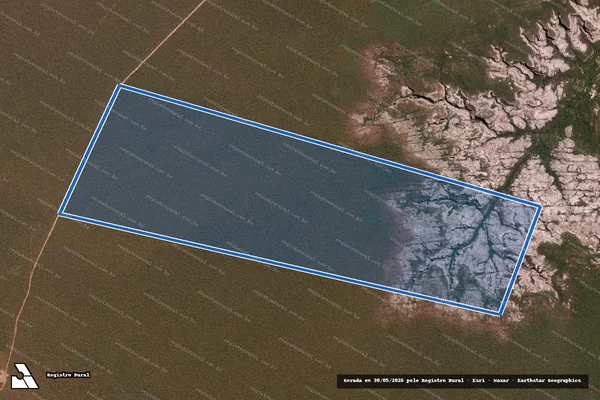 Imagem de satélite de FAZENDA CHAPADÃO DA FAZENDA GUARIBAS - Parte em Guaribas - PI