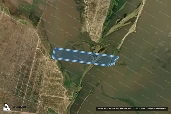 Imagem de satélite de Estancia Pontal Sede Bagé 2 - Única em Arroio Grande - RS