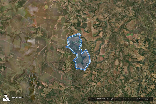 Imagem de satélite de Fazenda Santa Maria em Padre Bernardo - GO