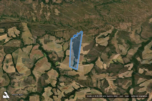 Imagem de satélite de Fazenda Ribeirão das Piabas - DESMEMBRADA em Rosário Oeste - MT