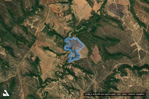 Imagem de satélite de Fazenda Maringá-1 - Gleba_01 em Jaboticatubas - MG