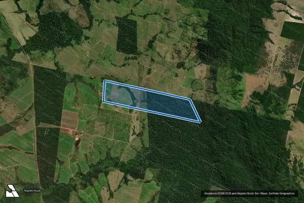 Imagem de satélite de Fazenda Tres Irmaos - Fazenda Tres Irmaos em Pontes e Lacerda - MT