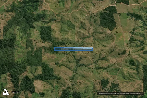 Imagem de satélite de LOTE 35C GLEBA 36 PIC-PAR - Parte 1 em Cabixi - RO