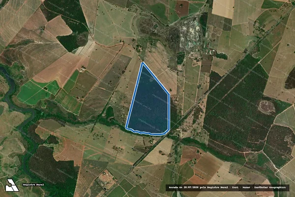 Imagem de satélite de Fazenda Ranchinho - Parte 1 em Barbosa - SP