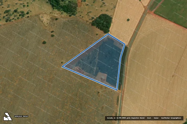 Imagem de satélite de FAZENDA MATA DO ANTÔNIO JOAQUIM - Parte 1 em Piracanjuba - GO