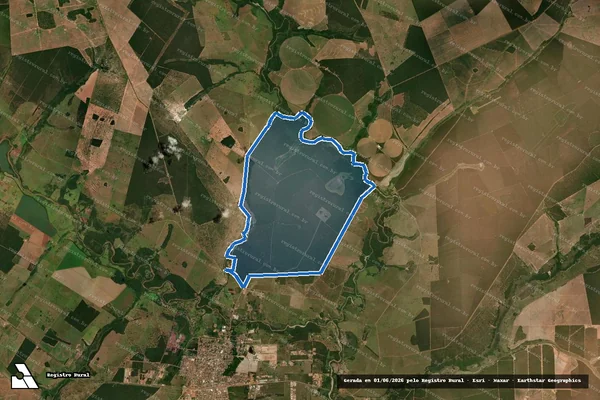 Imagem de satélite de Fazenda Sete Marias - Fazenda Sete Marias em Ribas do Rio Pardo - MS