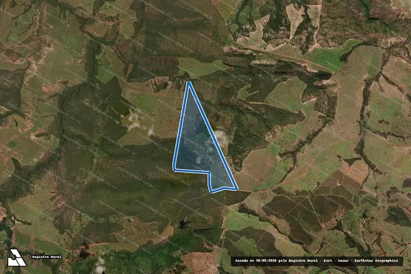 Imagem de satélite de Fazenda Saudade II - Parte 1 em Torixoréu - MT
