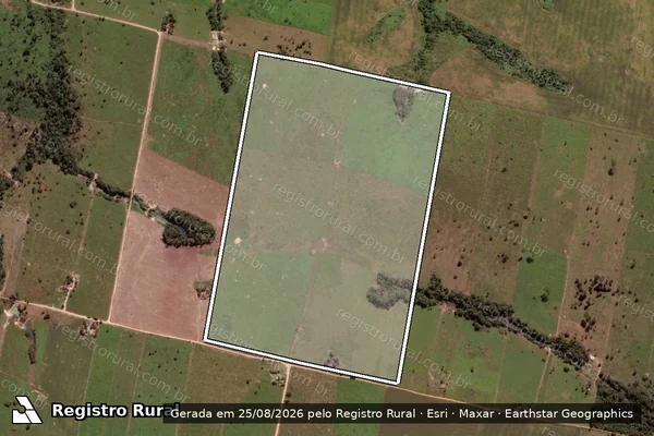 Imagem de satélite de P. A. 5000 - LOTE ? 90/91 em Novo Mundo - MT