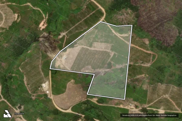 Imagem de satélite de Fazenda Rapadura ? Gleba 19 - GLEBA 19 em Vila Pavão - ES