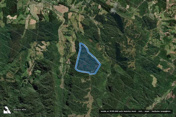Imagem de satélite de FAZENDA CACHOEIRINHA M-12.363 - Matrícula 12.363 em Agrolândia - SC